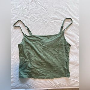 Green Urban Outfitters Cropped Tank
